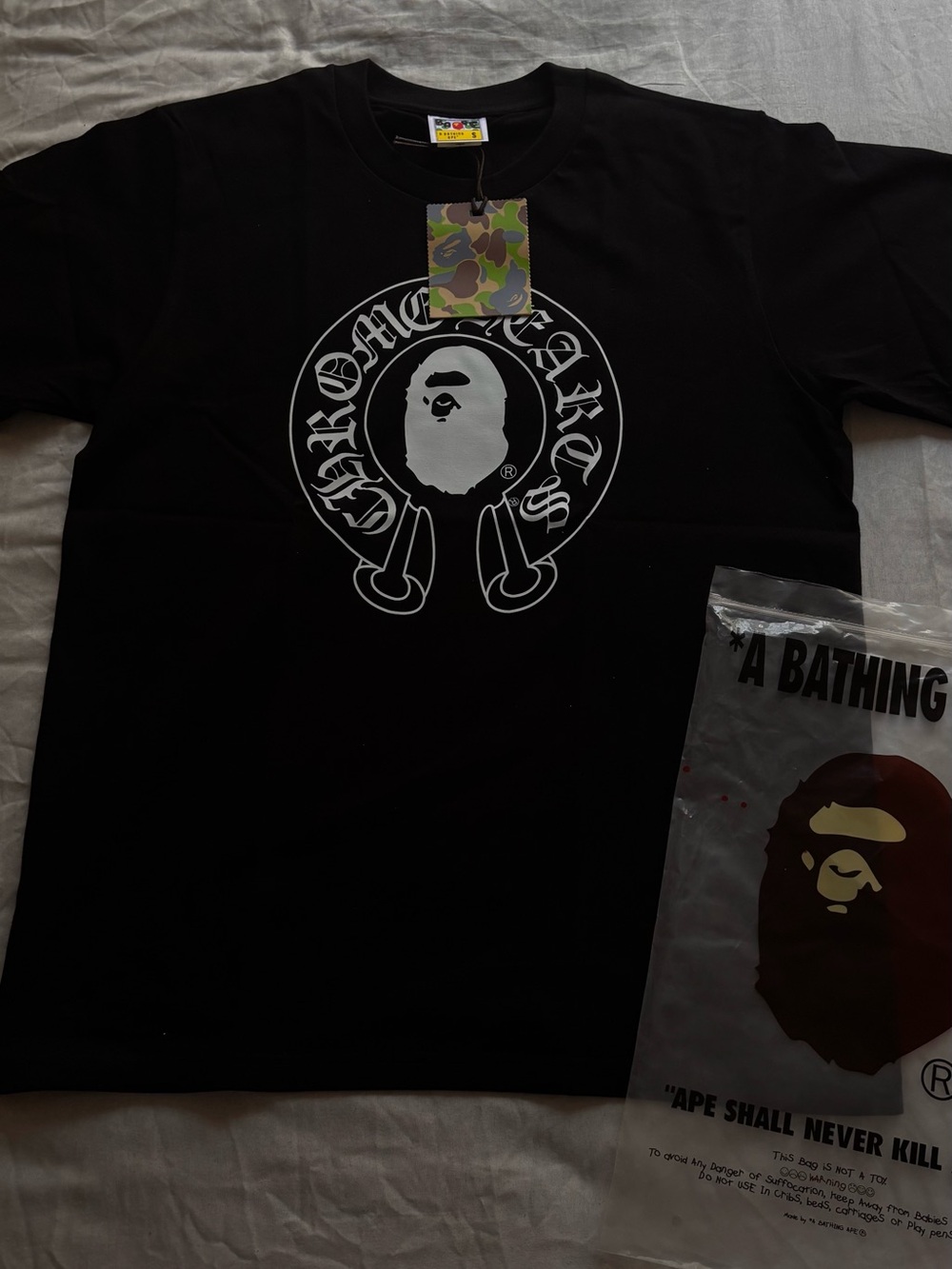 BAPE Black Graphic Logo Tee -